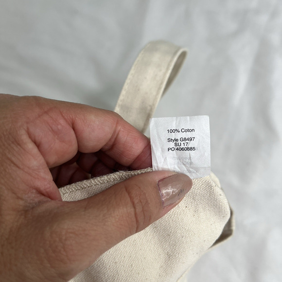 Madewell Eye Catching Canvas Tote bag 100% Cotton versatile, travel, casual - Picture 5 of 7